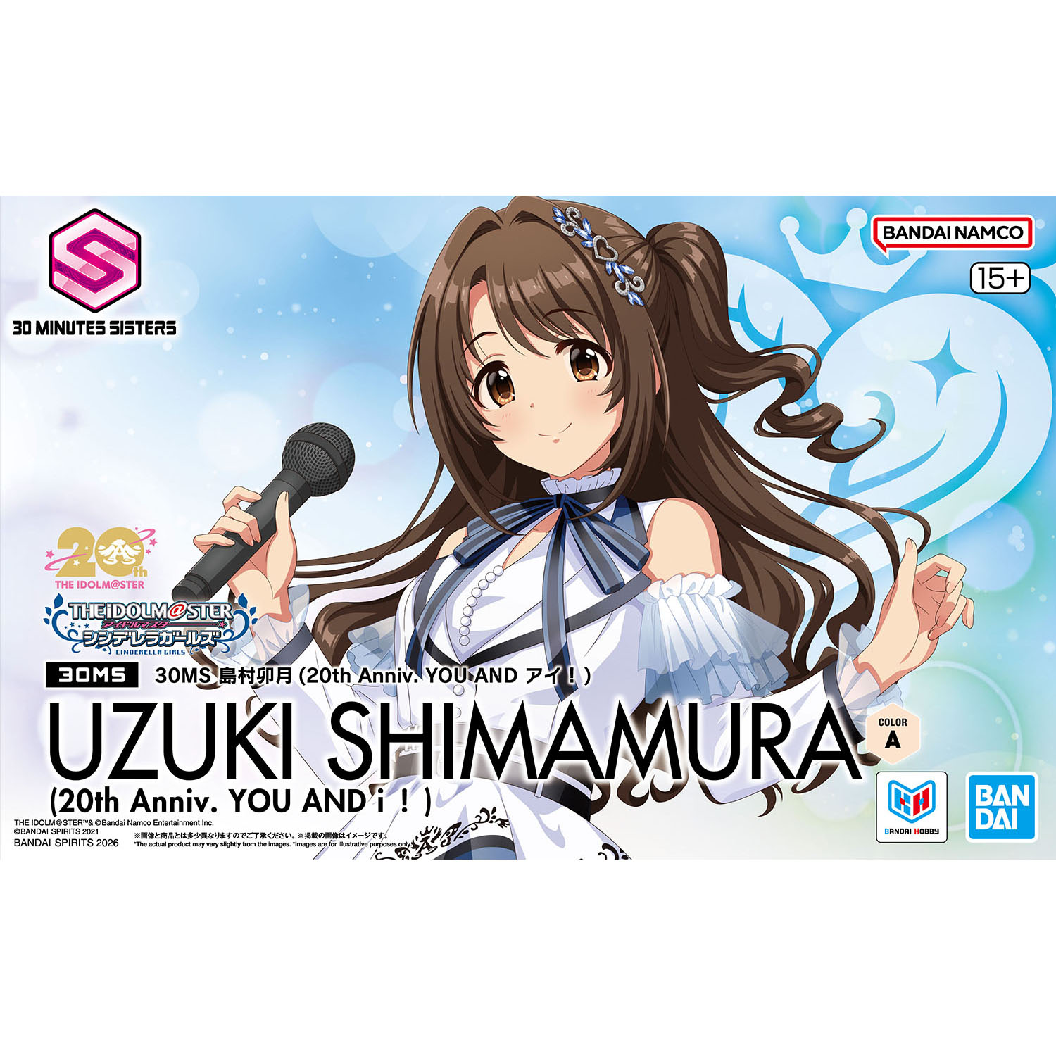 模型 30MS 偶像大師 島村卯月 20th Anniv. YOU AND i ! 4600日元（HGD-5074257）