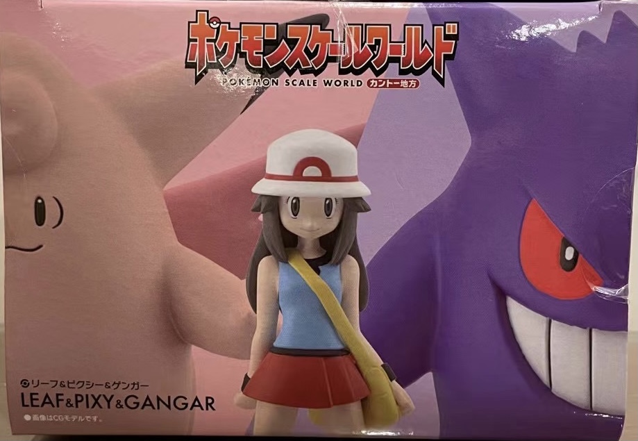 糖果盒蛋 限定 寵物小精靈 SW 造型系列 關東地區 葉子&皮可西&耿鬼套裝 4500日圓（HCT-42380WO）