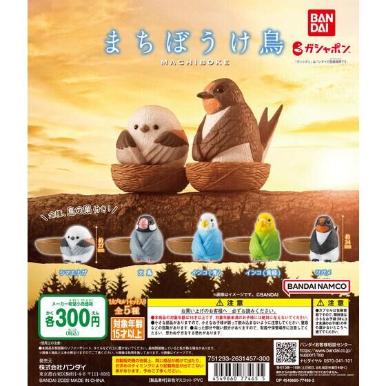 扭蛋 呆等被鴿了 小鳥造型系列 300日元（HCP-774655）