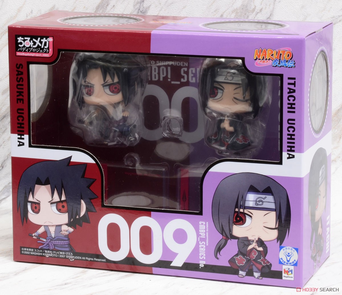 Mega house 限定 Q版 派對系列 火影忍者疾風傳 宇智波佐助&宇智波鼬 兄弟對決套裝 4500日圓（HMG-82830）