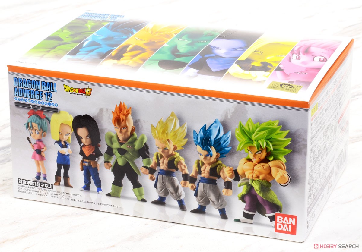 糖果盒蛋 龍珠 ADVERGE 角色造型系列 第12彈 套裝版 3500日圓（HCT-46465WO）