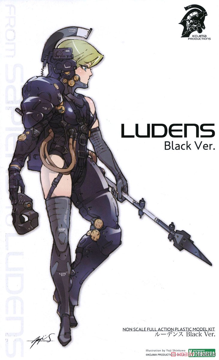 壽屋 拼裝模型 機甲少女 死亡擱淺 小島工作室 Ludens 黑色 Ver 344元（KTB-KP550）