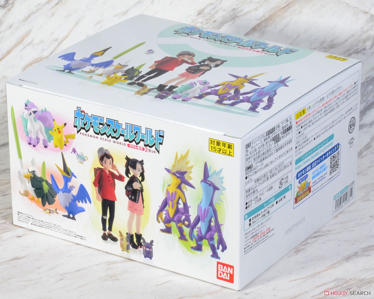 糖果盒蛋 寵物小精靈SW 造型系列 伽勒爾地區 套装  3500日圓（HCT-50385WO）