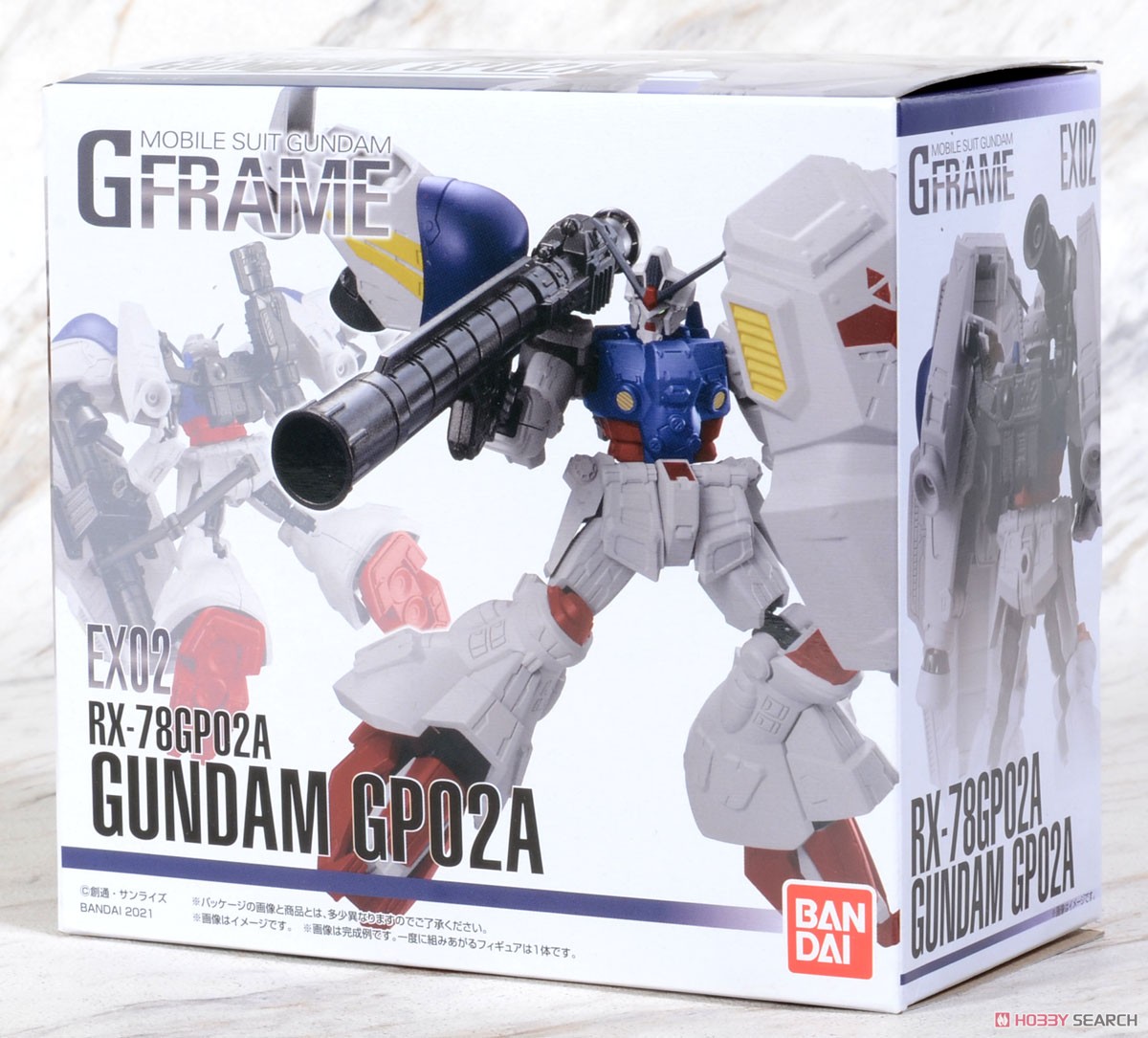 糖果盒蛋 機動戰士高達 G骨架 EX 02 高達試作2號機 GP02A 3400日元（HCT-55079WO）