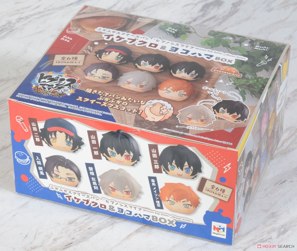 MegaHouse 盒蛋 軟綿綿麵包系列 催眠麥克風 池袋&橫濱套裝 850日元（HMG-82989）