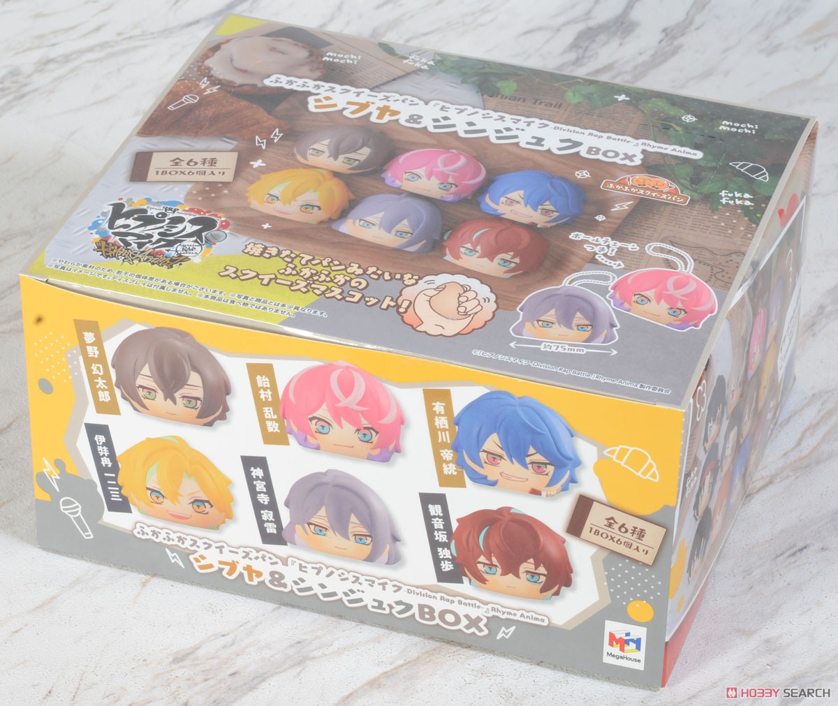 MegaHouse 盒蛋 軟綿綿麵包系列 催眠麥克風 涉谷&新宿套裝 850日元（HMG-82990）