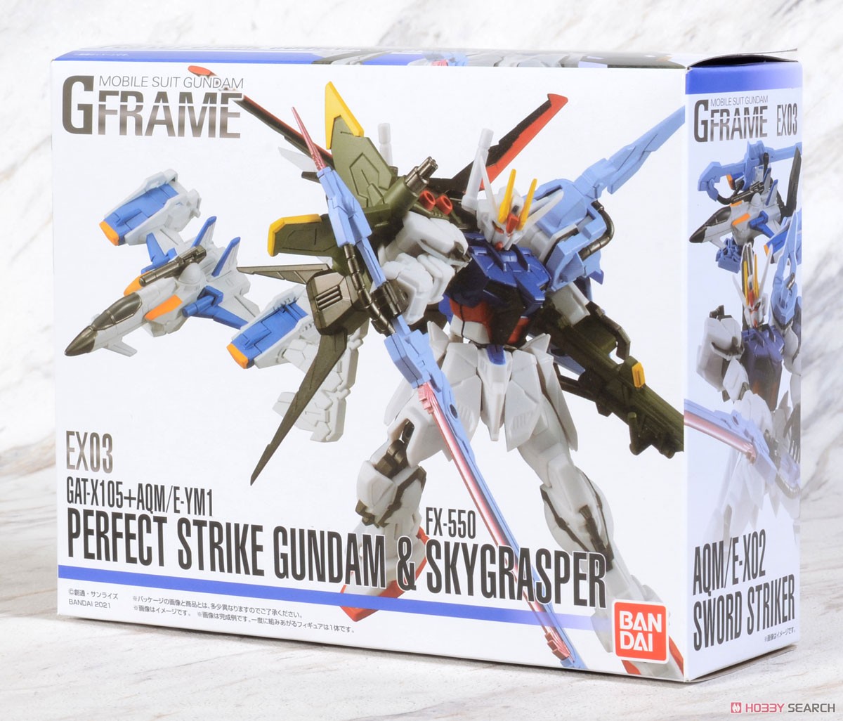 糖果盒蛋 機動戰士高達 G骨架系列 EX03 機動戰士高達SEED 完美強襲高達&空中霸王套裝  4900日圓（HCT-55133WO）