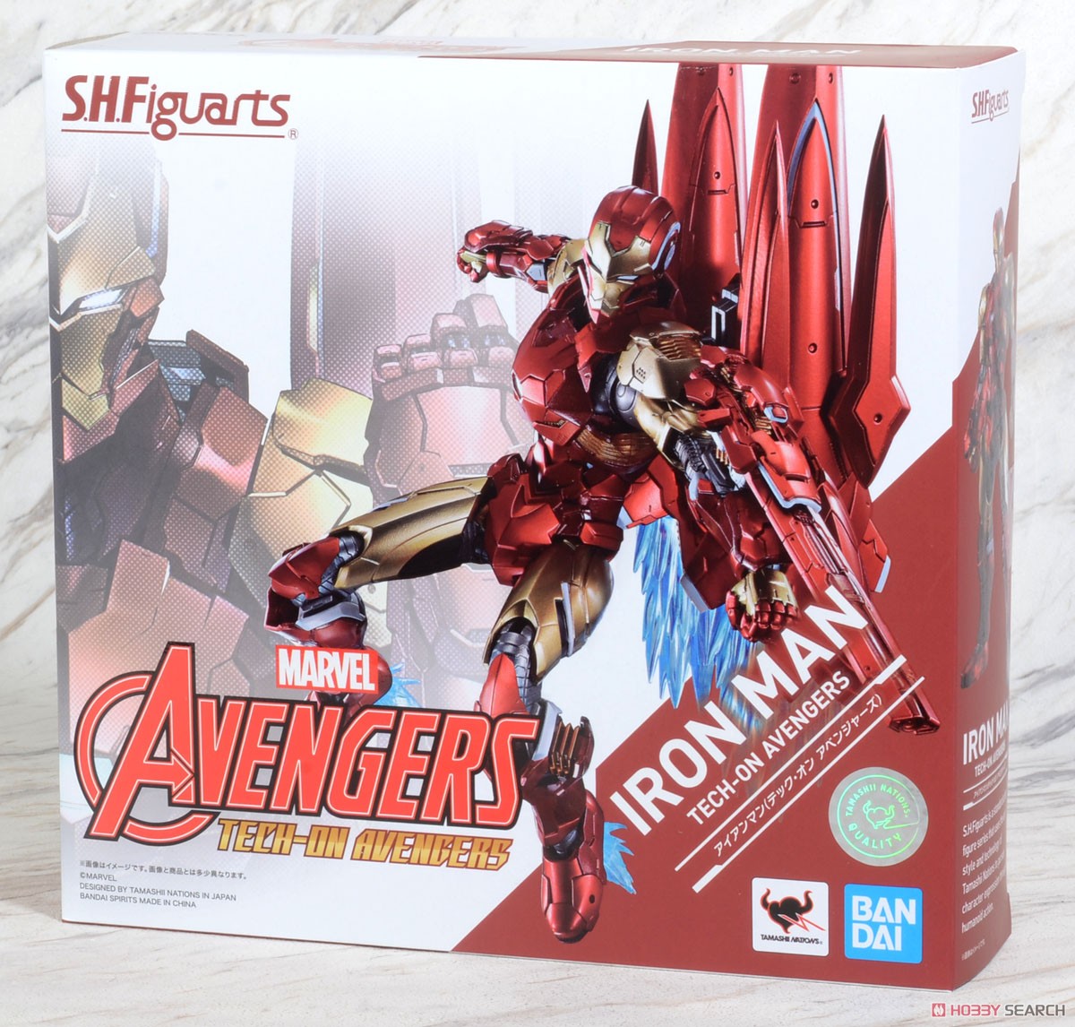 SHF 漫威 复仇者联盟 钢铁侠 (TECH-ON AVENGERS) 9000日元（BAN-61714）