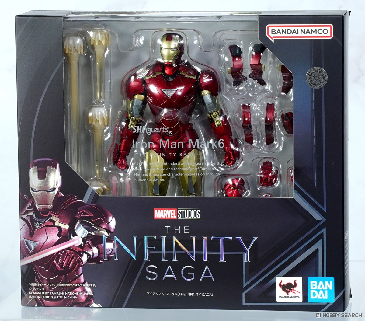 SHF  漫威 THE INFINITY SAGA 鋼鐵俠 戰衣MK6 9000日元（BAN-67577）