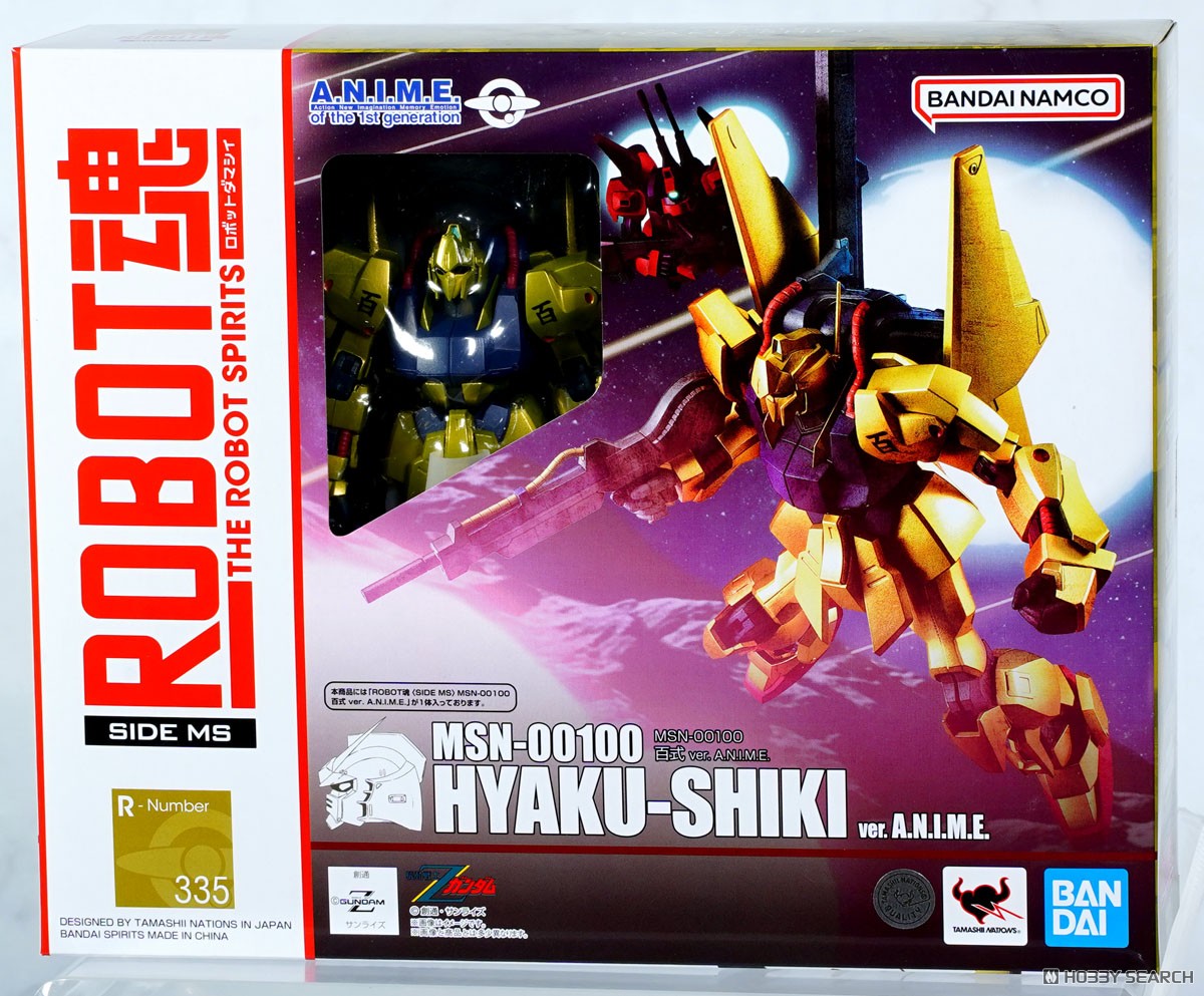 ROBOT魂 335 機動戰士Z高達 MSN-00100 百式 動畫配色 15000日元（HGT-67668）