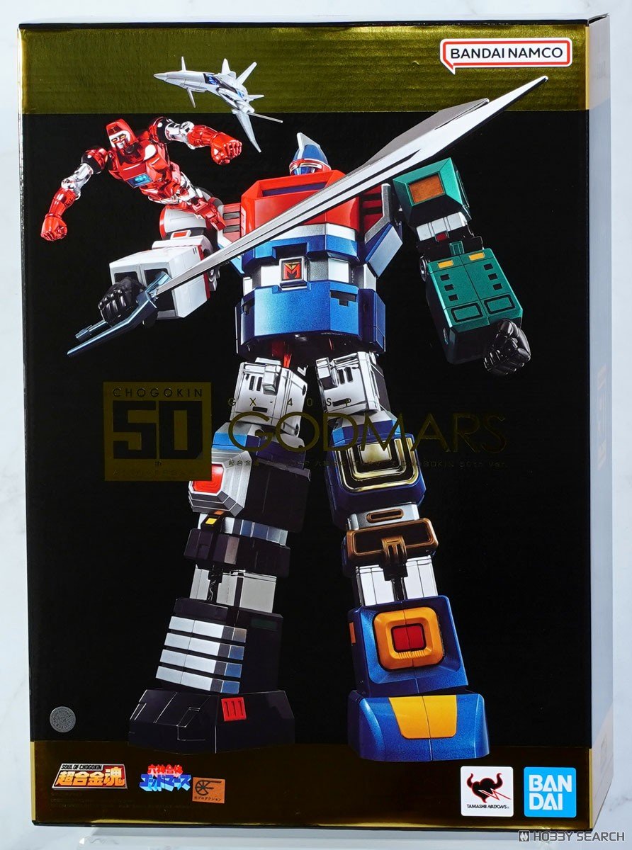 超合金魂 GX-40R 六神合體 GODMARS 雷霆王 超合金50週年紀念Ver 40000日元（HSC-68787）