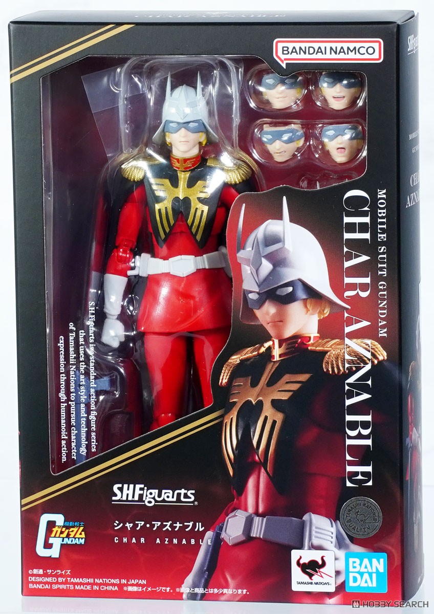 SHF 機動戰士高達 紅色彗星 夏亞 阿茲納爾布 9000日元（HGT-67687）