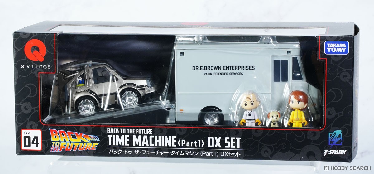 TAKARATOMY Q VILLAGE QV-04 回來未來 時光機 Part1 DX套裝 9800日元（TSP-997283）