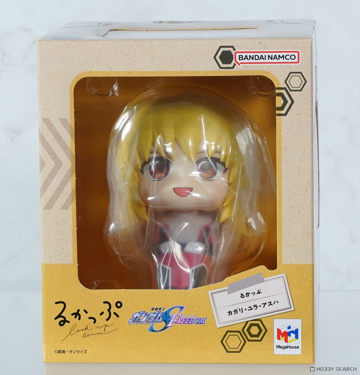 Mega House 抬頭望 機動戰士高達SEED  FREEDOM 卡嘉蓮 尤拉 阿斯哈 4200日元（HMG-84575）