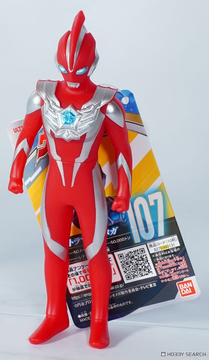 奧特曼英雄軟膠系列 107 奥美迦奧特曼 奧美迦 59元（HUM-80131）