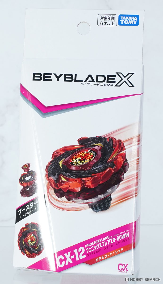 TAKARA TOMY BEYBLADE 霸旋陀螺 CX-12 鳳凰烈焰 89.9元（TAL-096153）