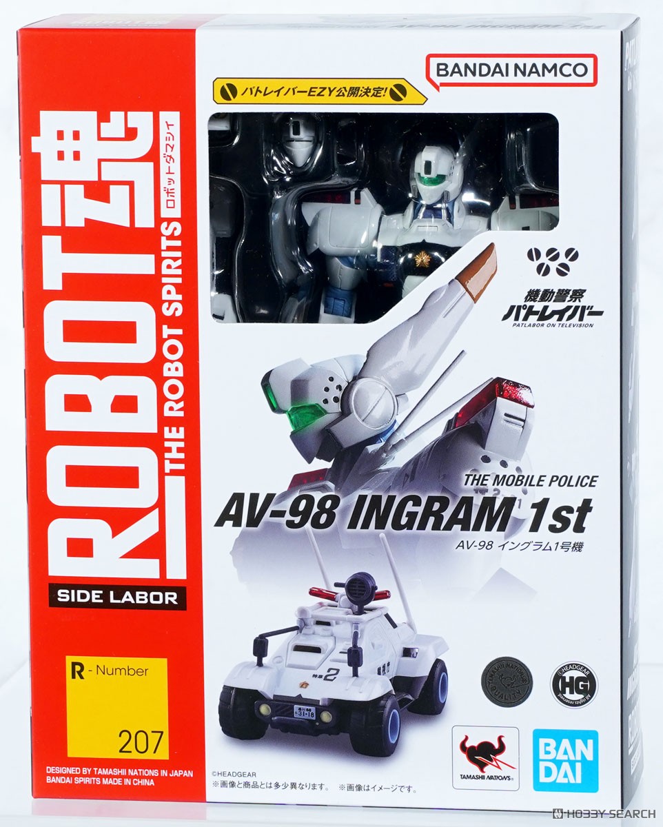 Robot魂 207  機動警察 英格拉姆1號機 再版 8500日元（HGT-69346）
