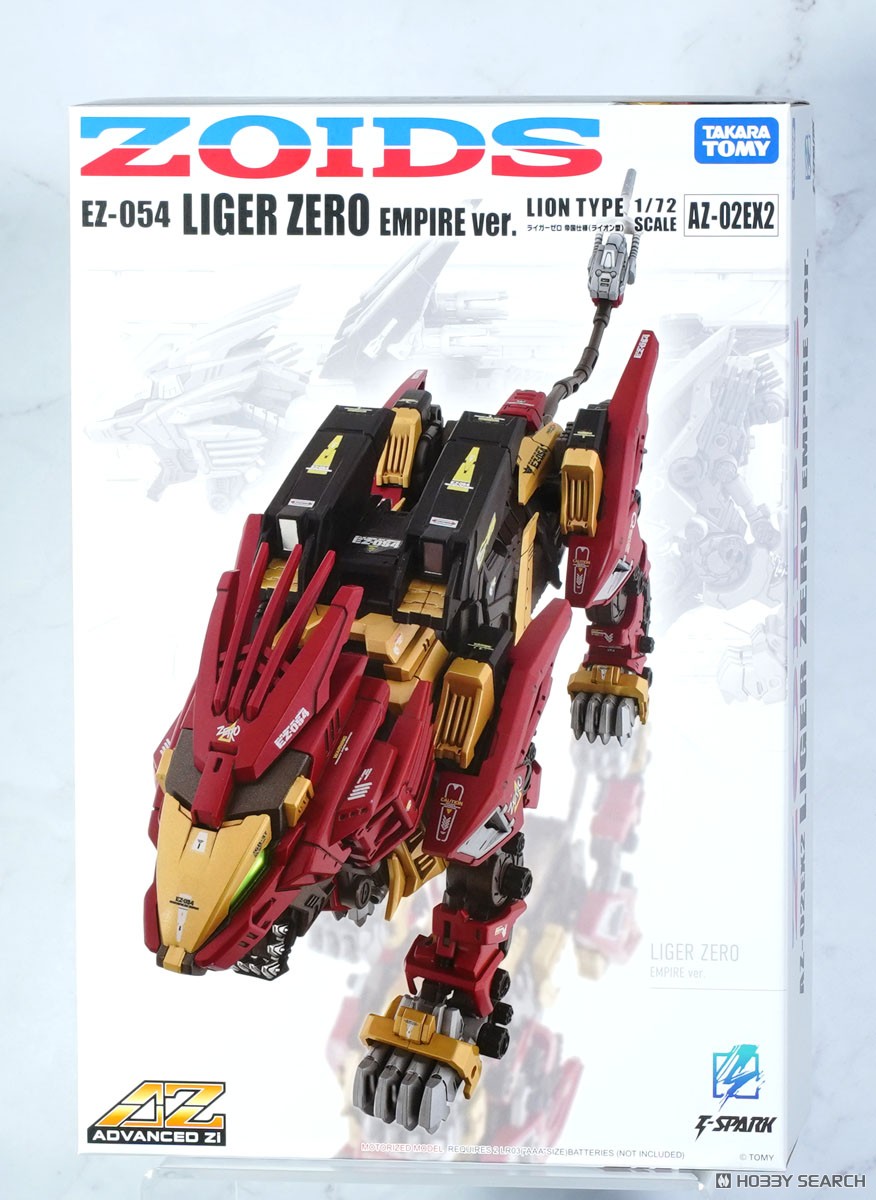 TAKARATOMY 索斯機械獸 AZ-02EX2 零式長牙獅 帝國樣式 12000日元（TZW-099116）