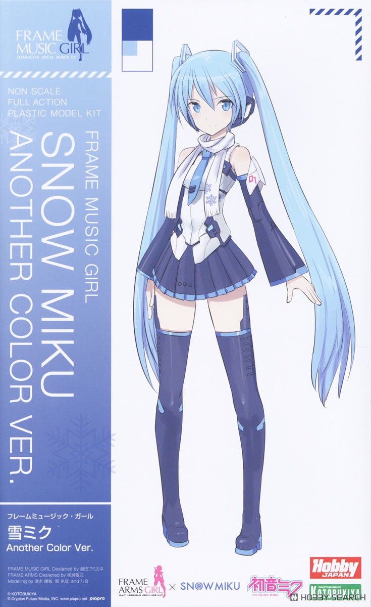 壽屋 拼裝模型 機甲少女 雪初音 ANOTHER COLOR VER. 292元（KTB-FG105）