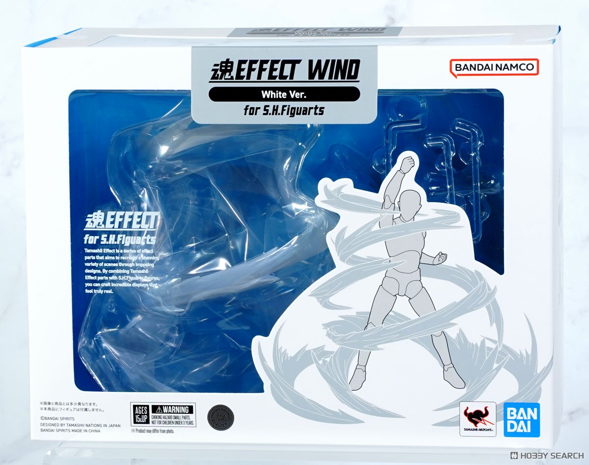 魂EFFECT ENERGY 特效件 旋風特效 VER.白色 SHF對應版 3000日元(BAN-67545)