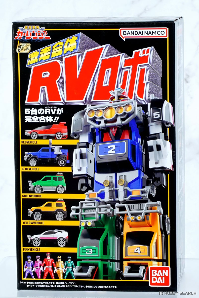 限定 糖果盒蛋 SMP 超級戰隊 激走戰隊 車連者 激走合體 RV機器人 7800日元（HCT-92798WO）