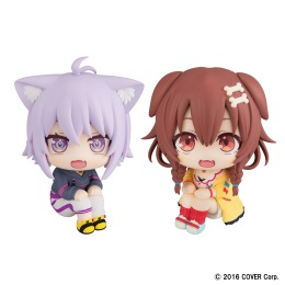 MegaHouse限定 抬头望 hololive 猫又小粥&戌神沁音 套装9100日元（HMG-83453）