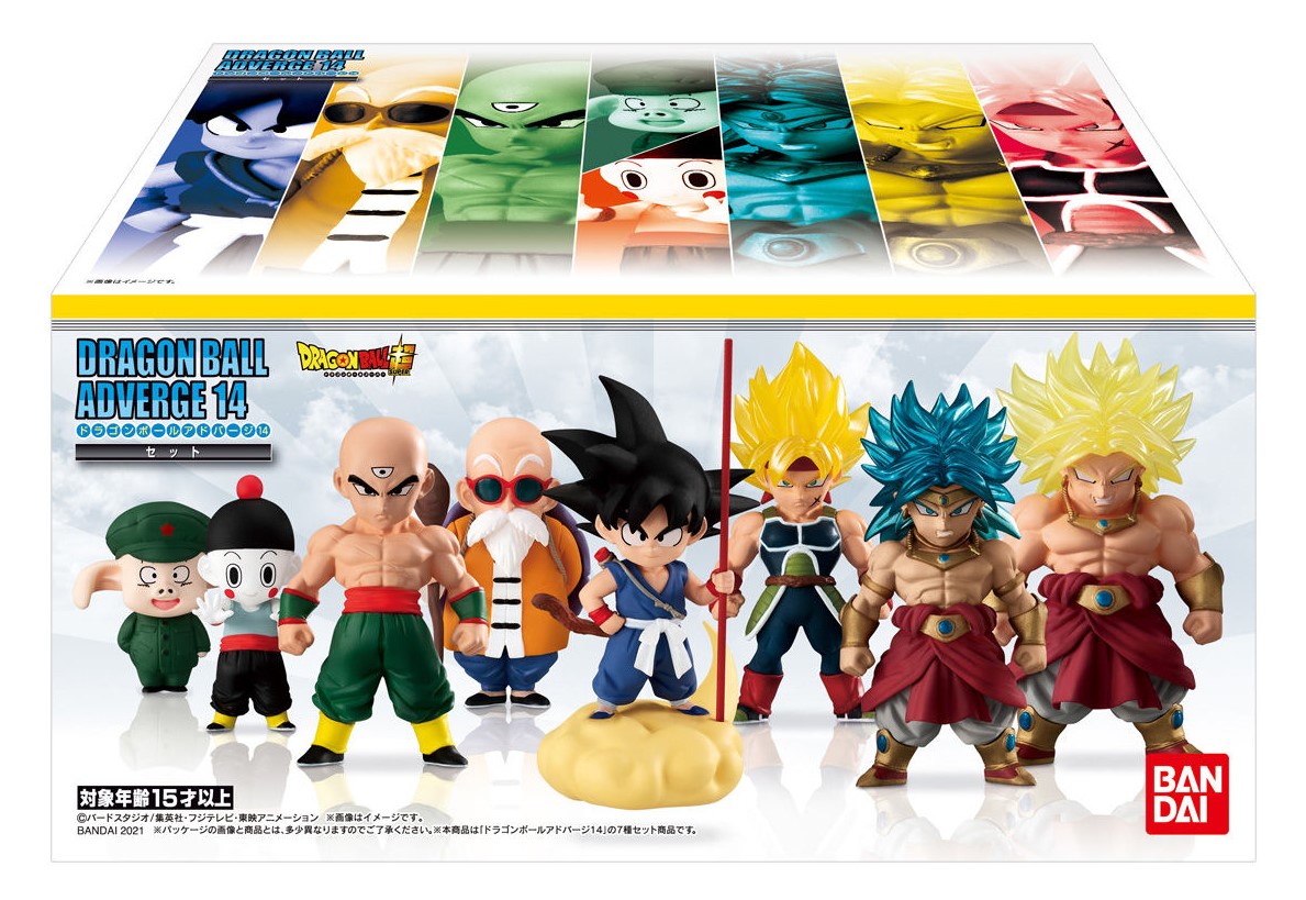 糖果盒蛋  龍珠 ADVERGE 角色造型系列 套裝 第14彈 3500日元（HCT-54300WO）