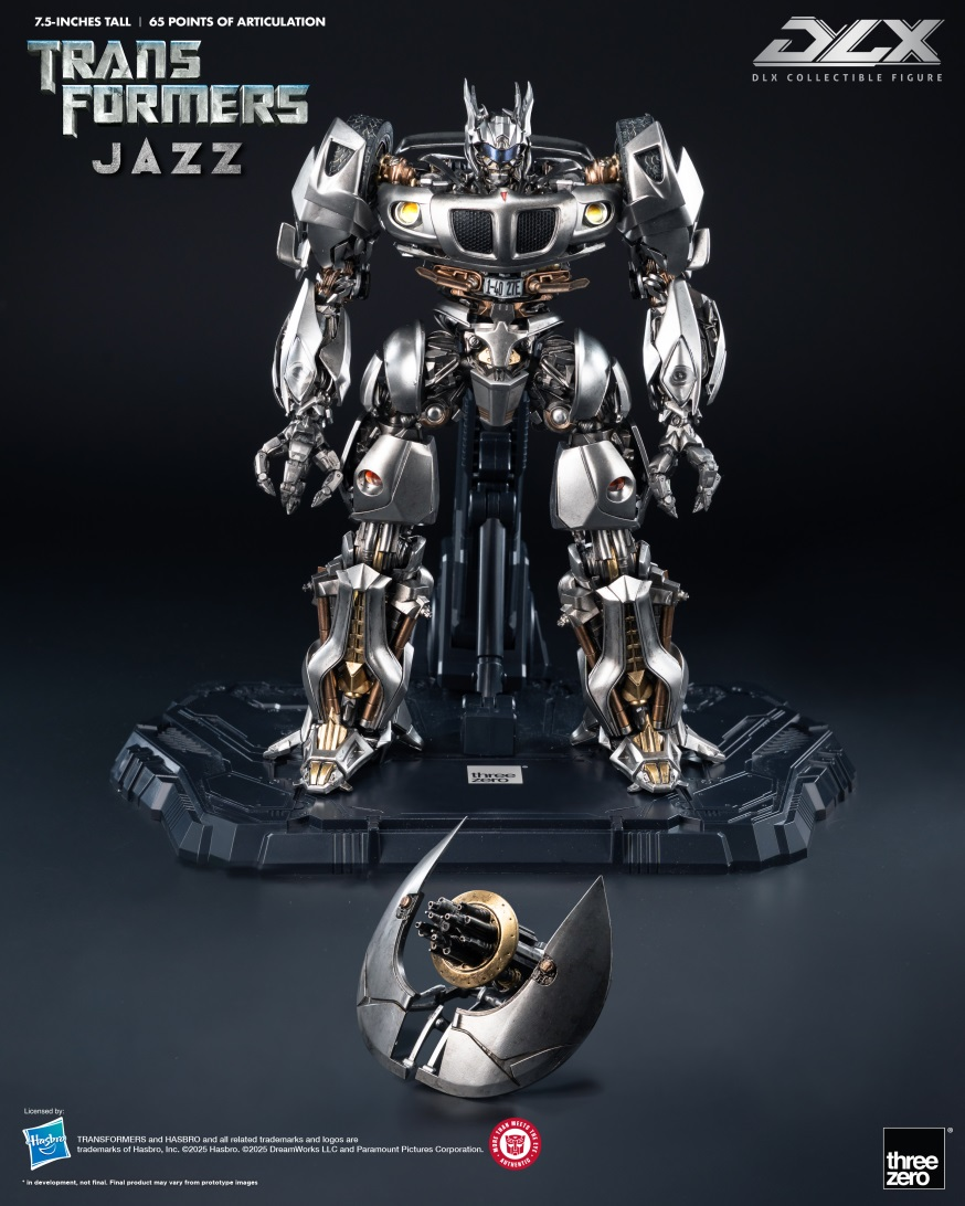 threezero 《变形金刚》DLX系列爵士收藏级可动模型 1350元（3Z0900）