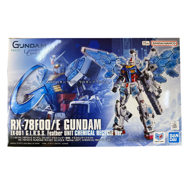 模型 1/144 機動戰士高達 RX-78F00/E 高達 玻璃羽翼 化學循環Ver 3600日元（HGD-5073584）