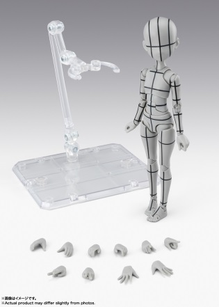 S.H.Figuarts 女素体 -杉森健-线条F (灰素体)5000日元（BAN-69835)