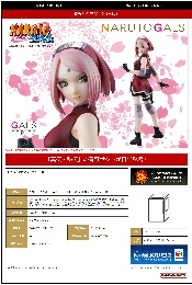 MegaHouse火影忍者疾风传 NARUTO GALS 春野樱 ver.2 再版17800日元（HMG-849787)