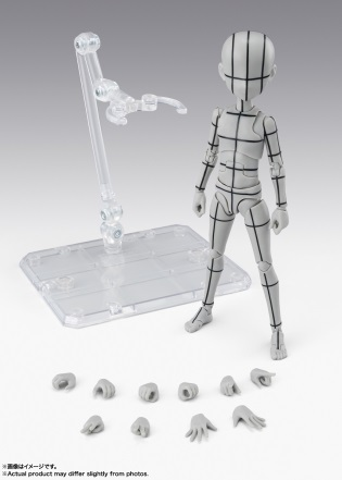 S.H.Figuarts 男素体 -杉森健-线条F (灰素体)5000日元（BAN-69836)