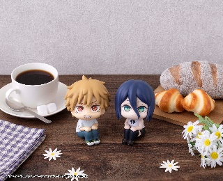 MegaHouse 限定 抬头望 电锯人剧场版 蕾塞篇 蕾塞&电次 私服ver. 套装8500日元（HMG-846854)