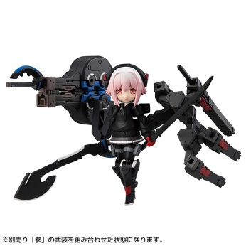 MegaHouse桌面武装 重兵装型 女子高中生 第二分队 第四弹5980日元(HMG-83321)