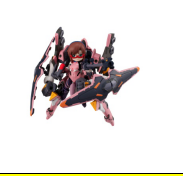 Mega house 限定 盒蛋 桌面武装 新世纪福音战士 新剧场版 真希波·玛丽·伊兰崔亚斯&EVA 8号机α 7980日元（HMG-83093）