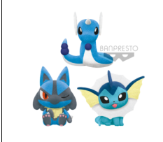 眼镜厂 宠物小精灵太阳&月亮 哈古龙&卢卡里奥&水伊贝 800日元（HBP-39217）