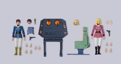 MegaHouse限定 G.M.G. COLLECTION EX 机动战士高达 白色基地舰桥通信士套装8500日元（HMG-852541)