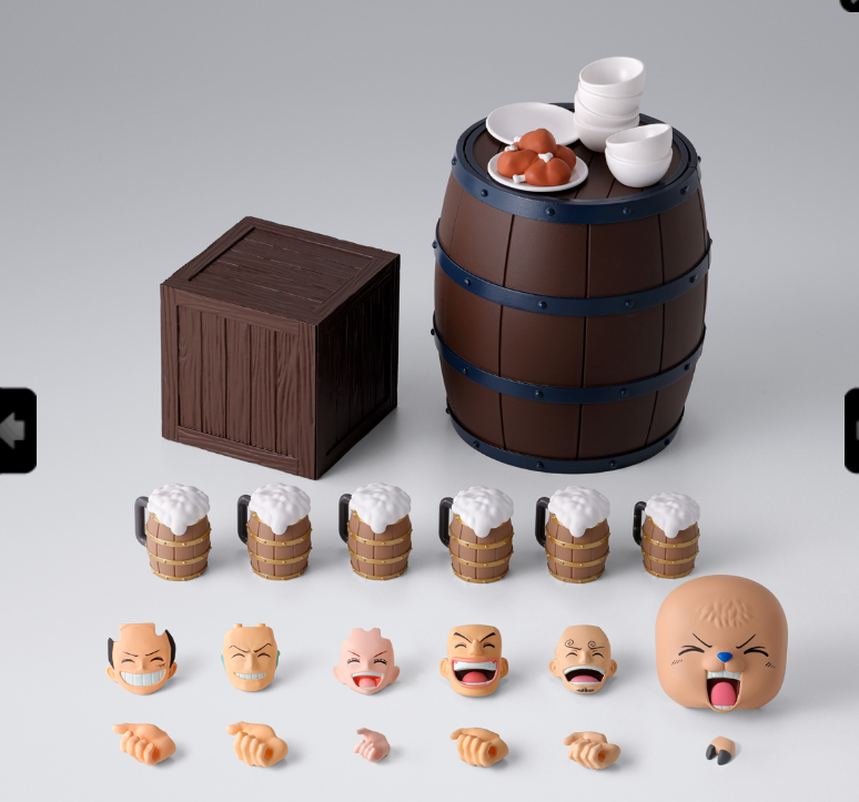 S.H.Figuarts 派对套装-草帽大船团-4800日元(HOP-69801）