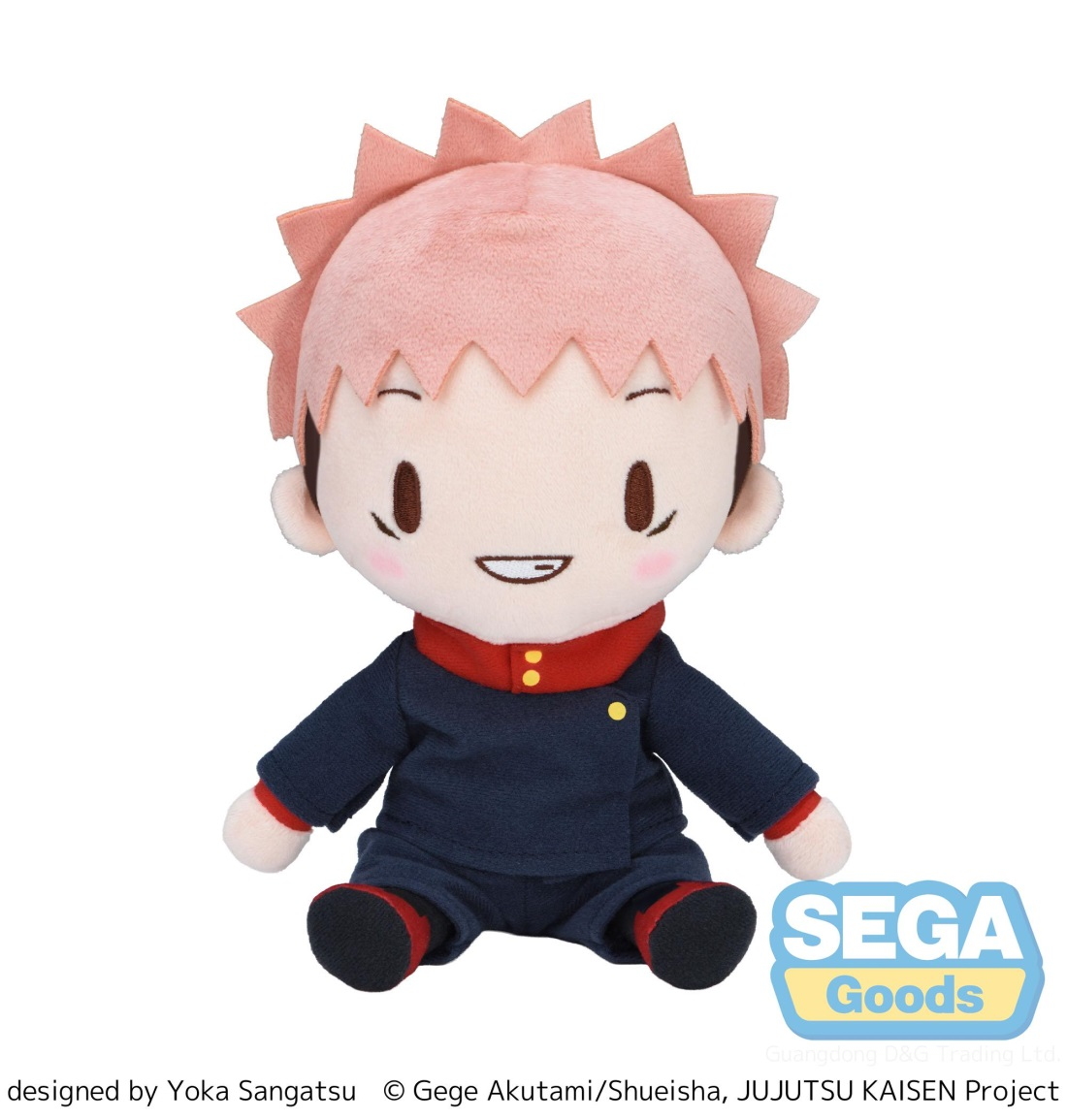 SEGA世嘉 fuwa petit 咒术回战 5周年 虎杖悠仁163.75元（115-1124561）