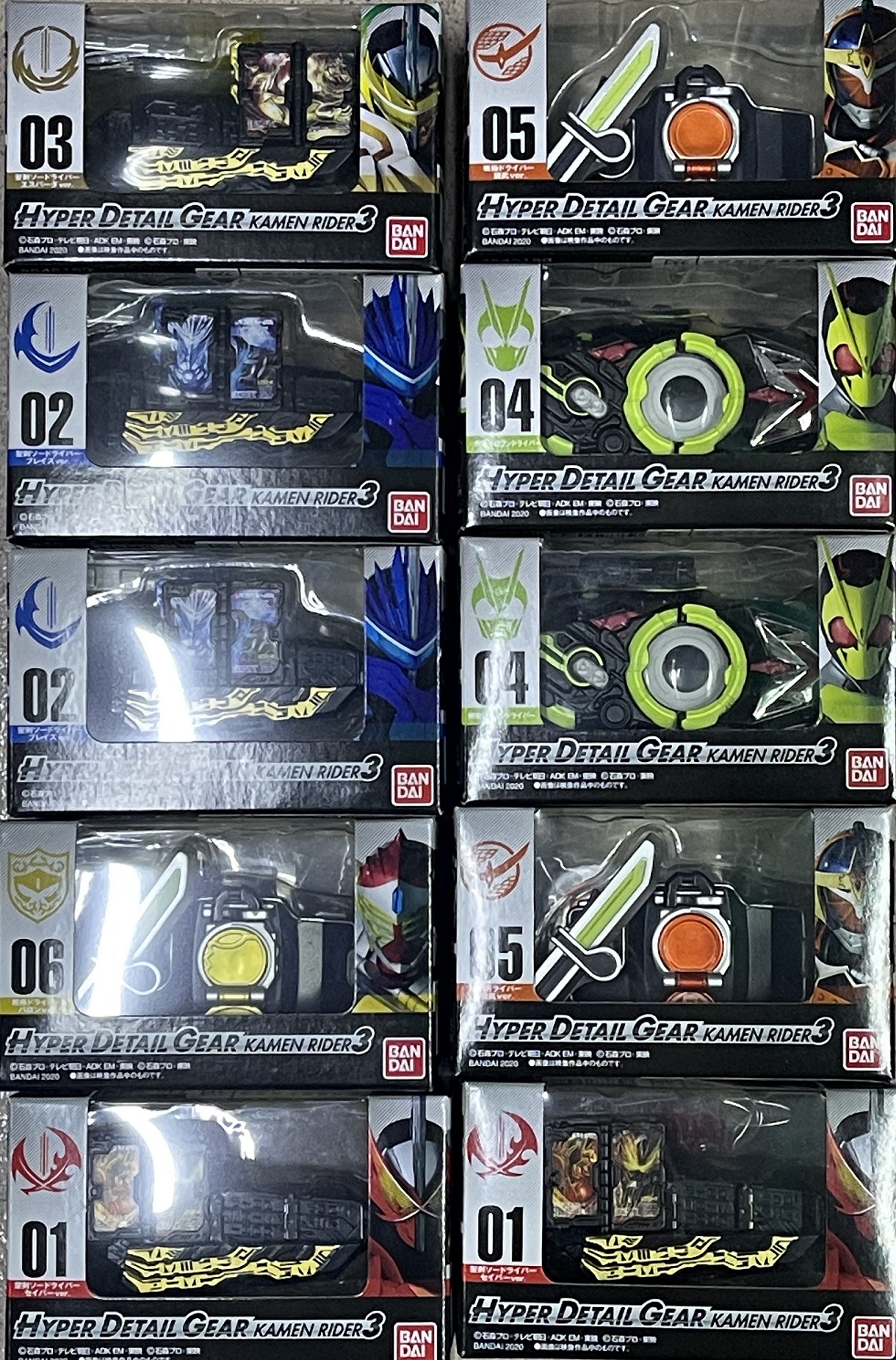 糖果盒蛋 假面騎士變身器 擺件系列 第三彈 500日元（HCT-54288WO）