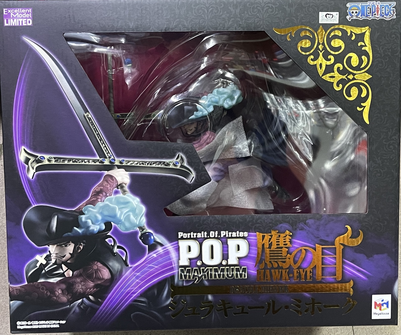 Mega House 限定 海賊王 POP NEO-MAXIMUM 鷹眼 喬拉可爾.米霍克 15000日元（HMG-71616）