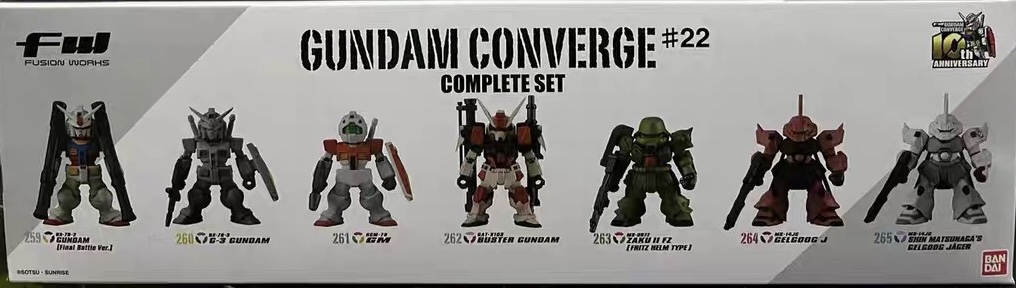 糖果盒蛋 FW機動戰士高達收藏系列 第22彈 套裝 3500日元（HCT-70010WO）