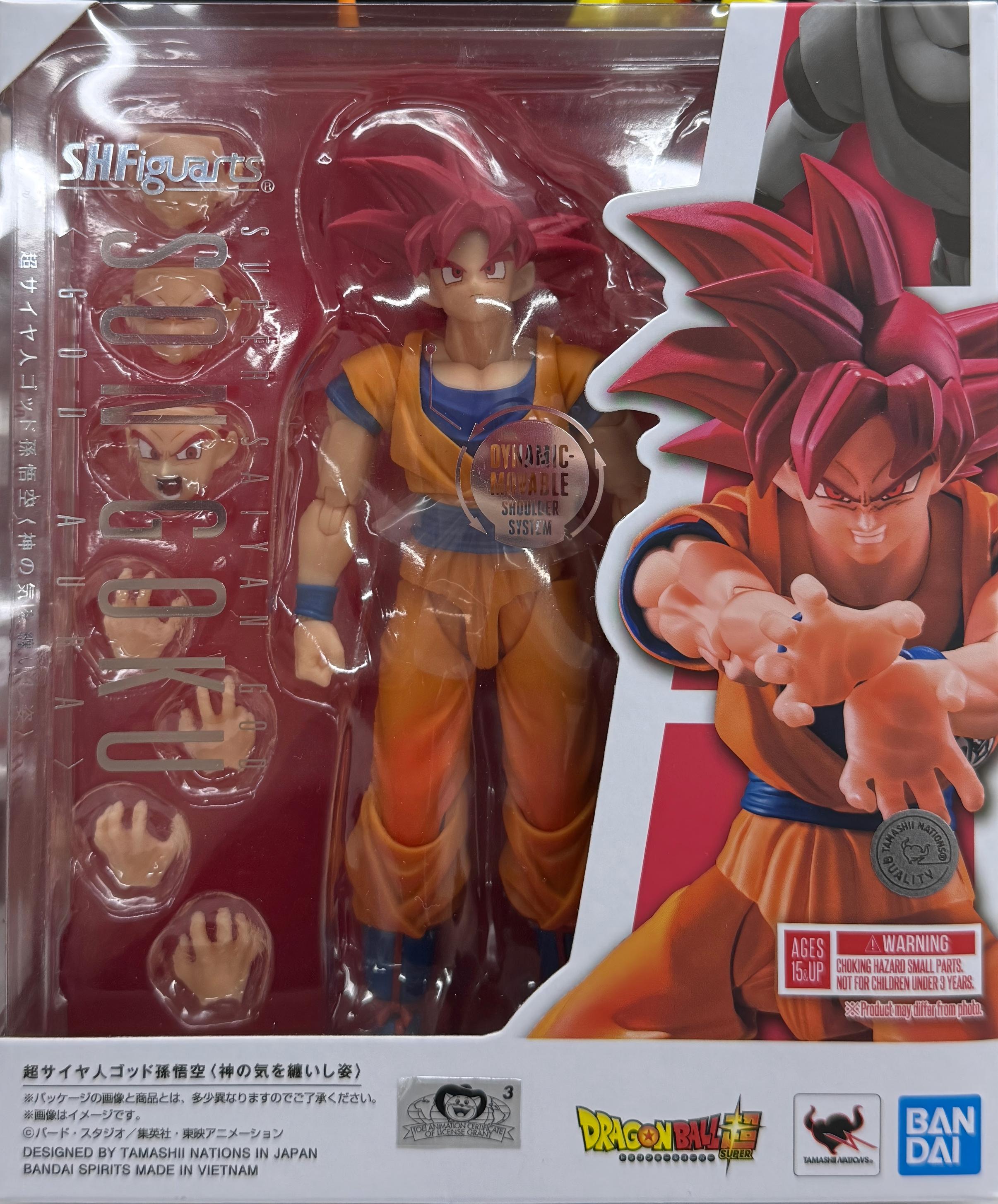 SHF 龍珠超 超級撒亞人之神 孫悟空 纏繞神之氣的身姿 4000日元（HDB-69784）