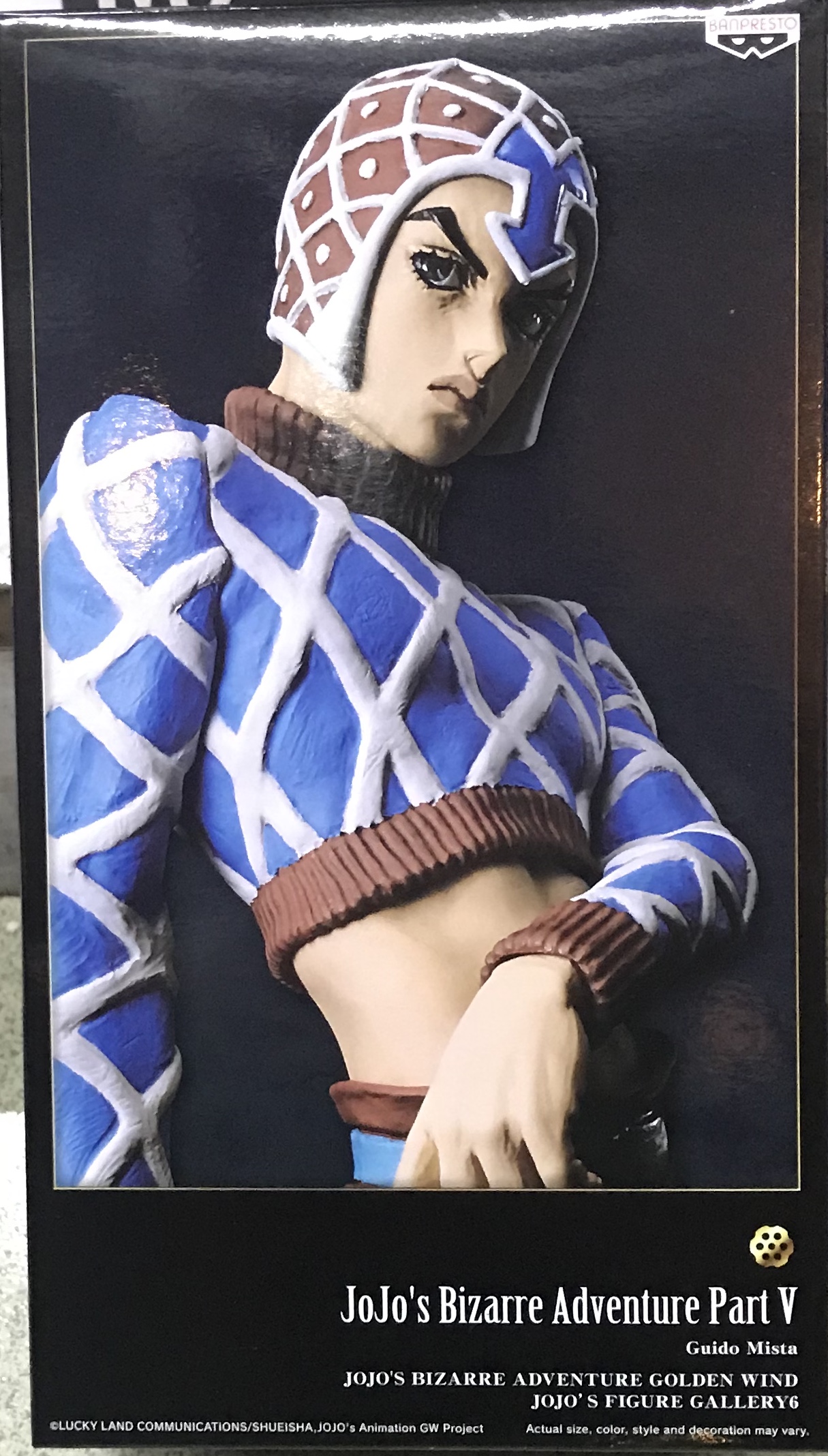 眼鏡廠 JOJO的奇妙冒險 黃金之風 性感手槍 蓋多·米斯達 800日圓（HBP-39125）