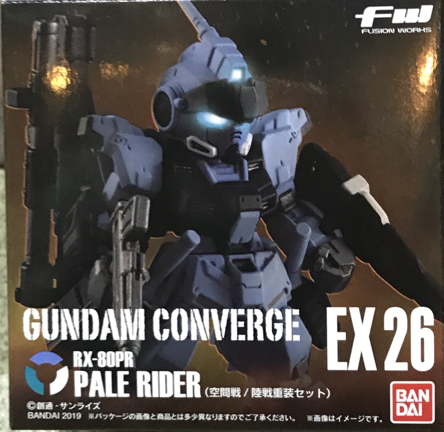 糖果盒蛋 FW 機動戰士高達收藏系列 EX26 機動戰士高達外傳 蒼白騎士 （空間站/陸戰重裝）套裝 2600日圓（HCT-33890WO）