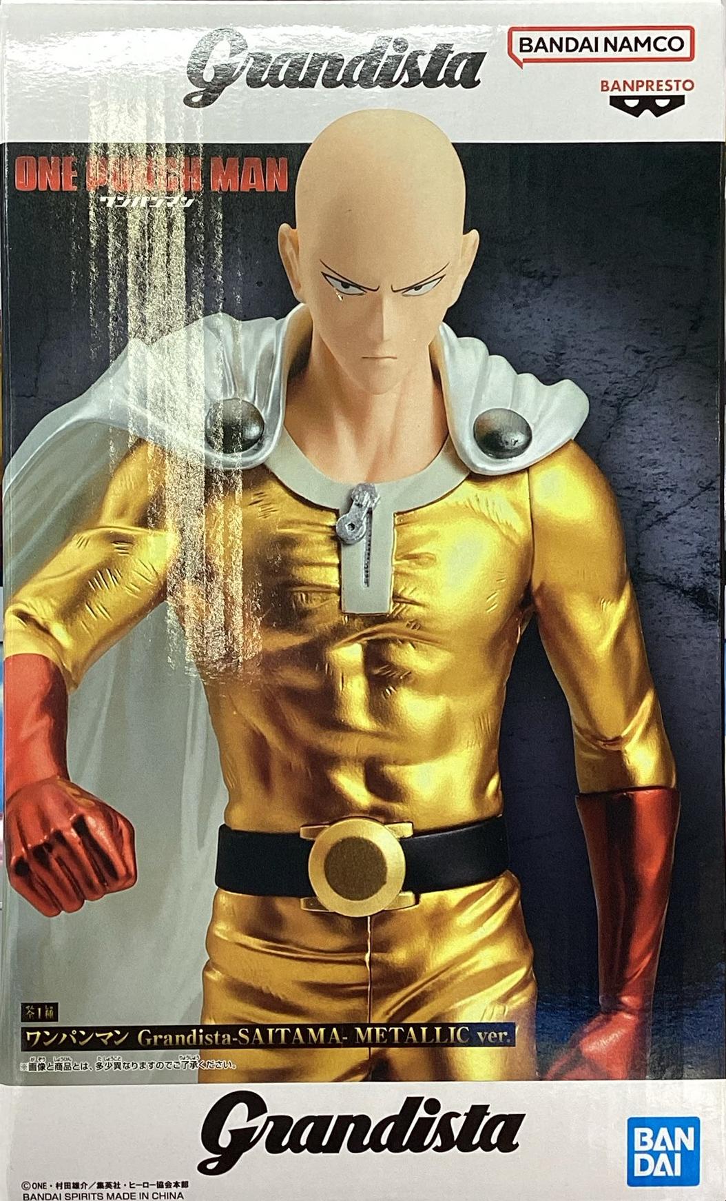 眼鏡廠 一拳超人 Grandista  琦玉 金屬色Ver 149元（HBP-71872）