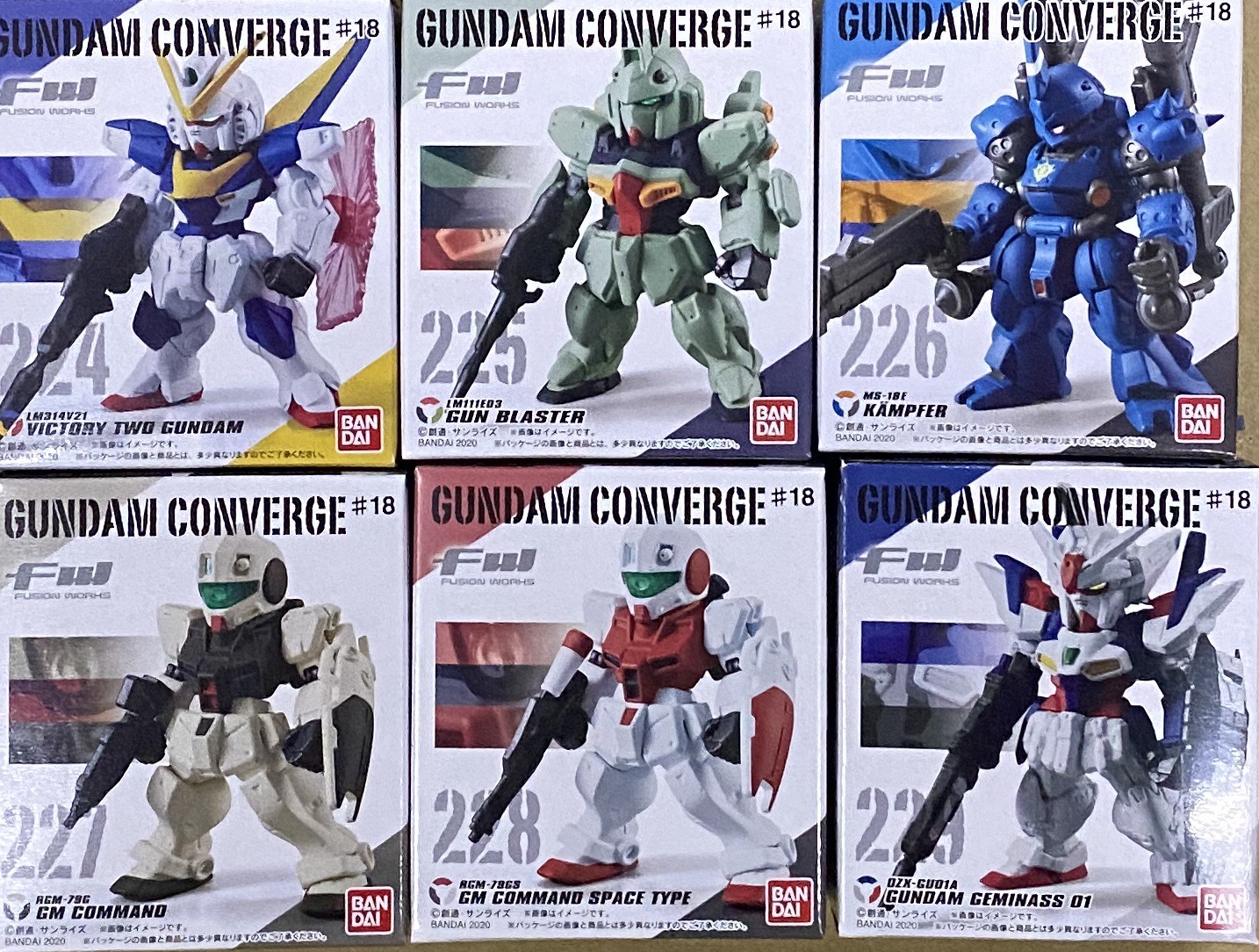 糖果盒蛋 FW 機動戰士高達系列 第18彈 500日圓（HCT-42461WO）