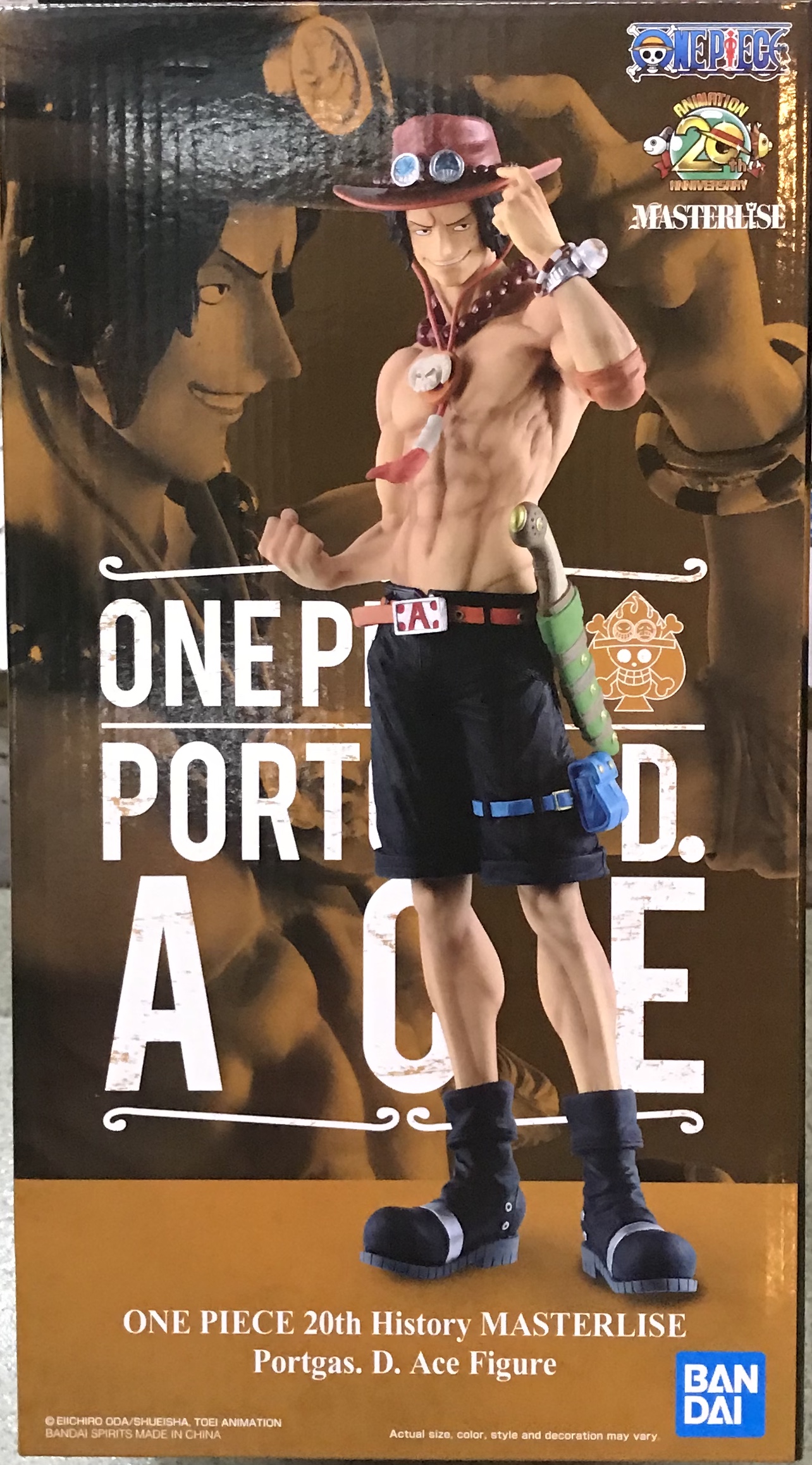 眼鏡廠 限度 海賊王 20週年歷史 波特卡斯·D·艾斯 275元（HBP-35823）