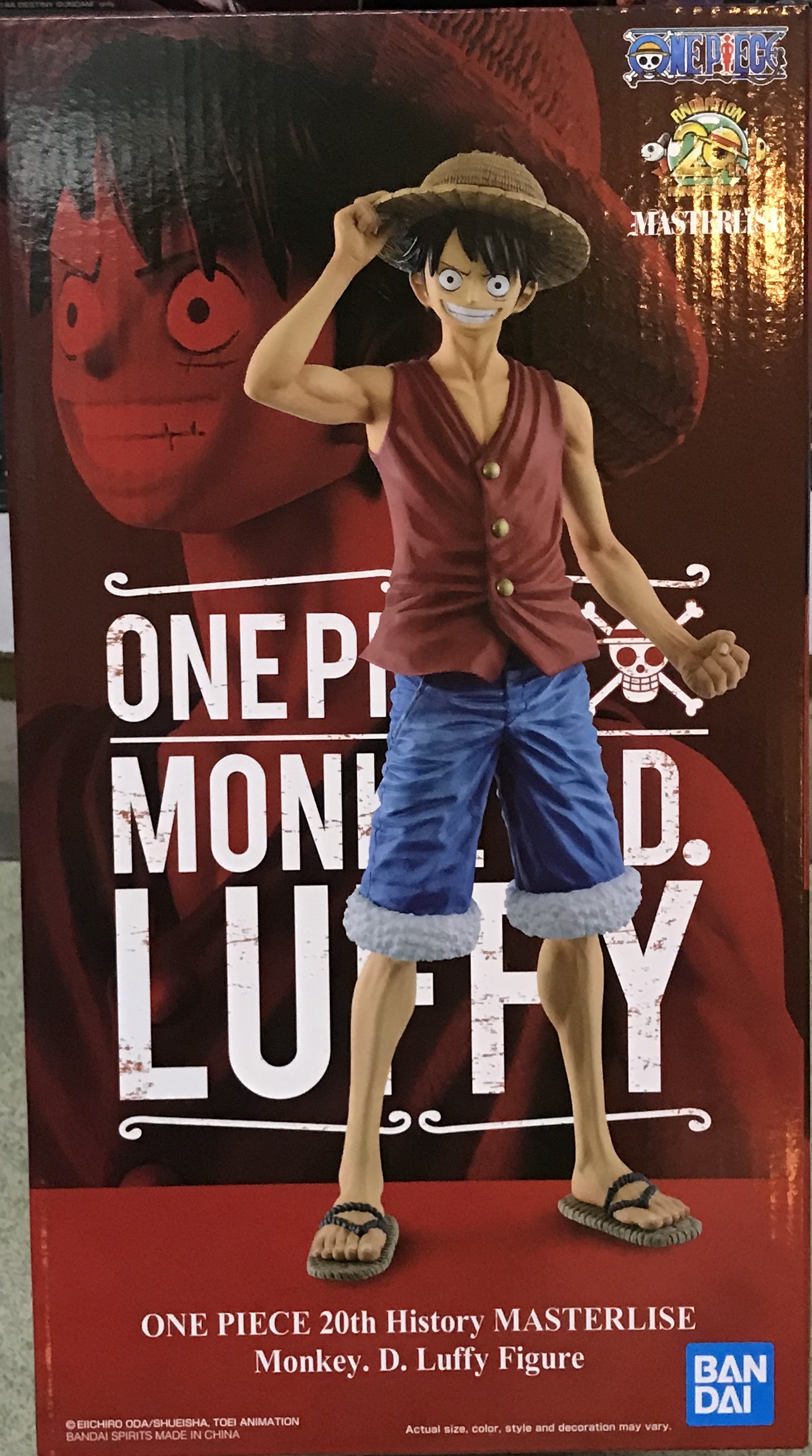 眼鏡廠 限度 海賊王 20週年歷史 蒙奇·D·路飛 275元（HBP-35821）