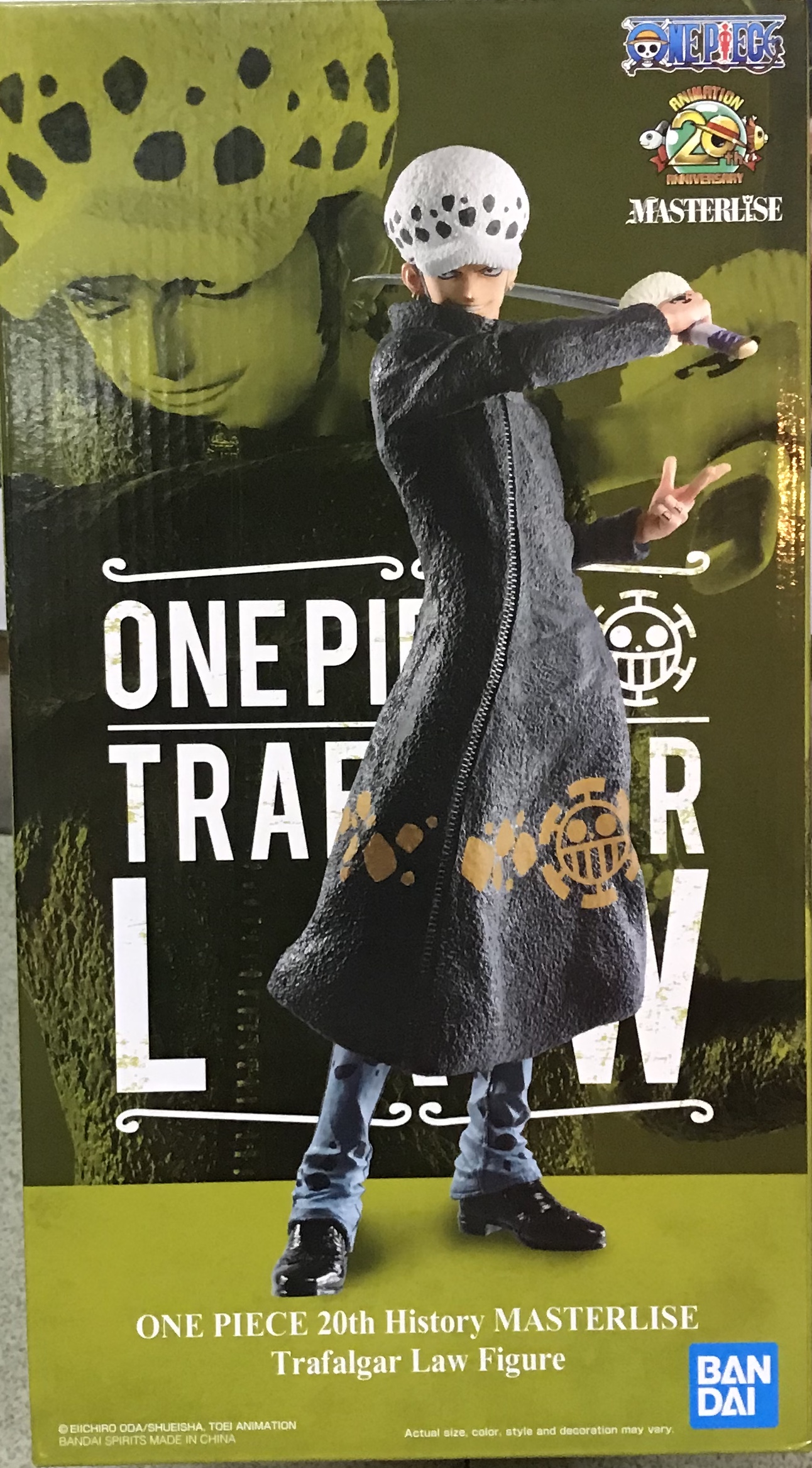 眼鏡廠 限度 海賊王 20週年歷史 特拉法爾加·羅 275元（HBP-35824）